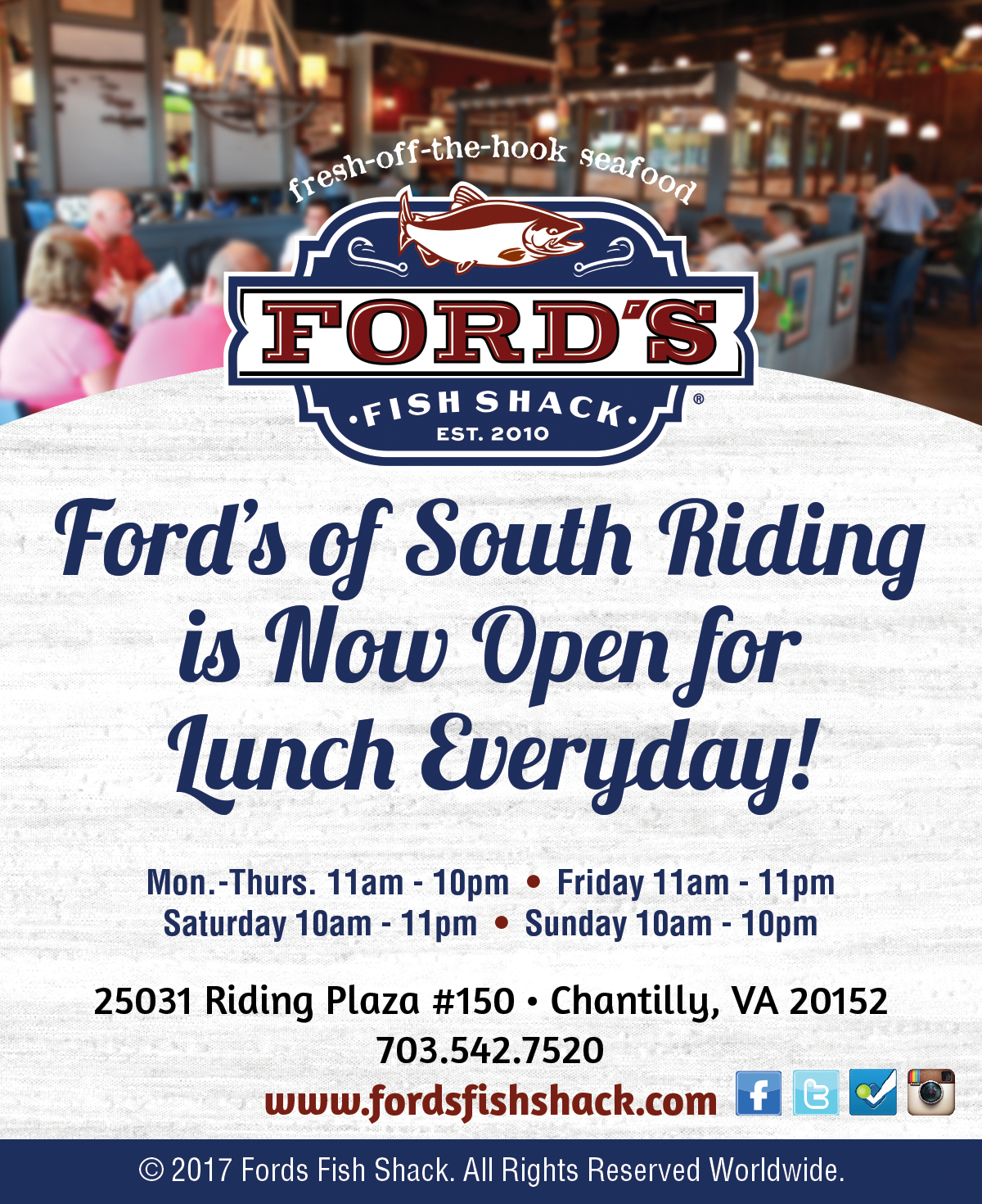 Open for Lunch!